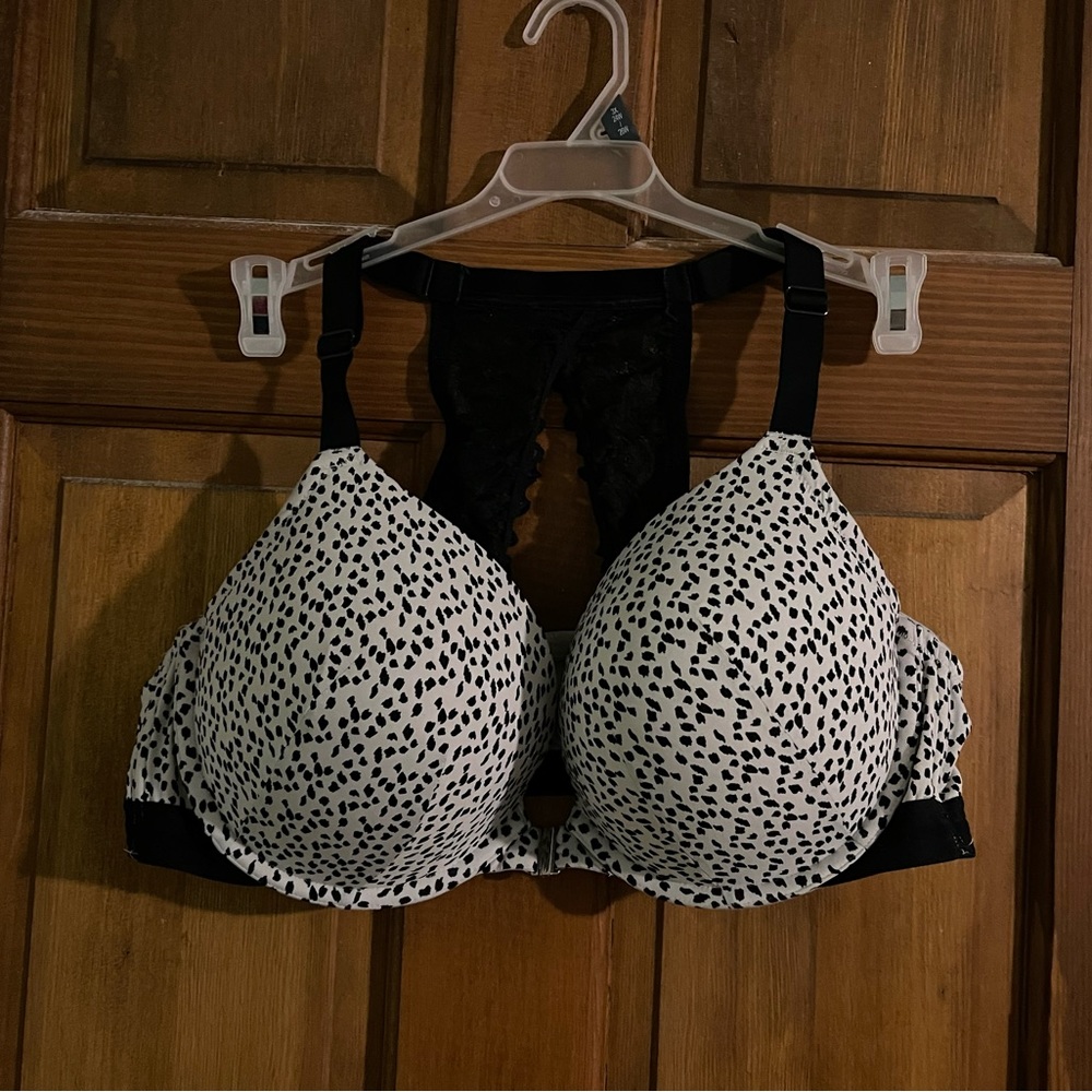 Cacique Front Close Racerback Bra 46C